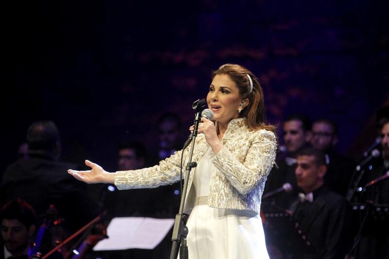 Lebanese singer Majida El Roumi. Sharif Karim / Reuters