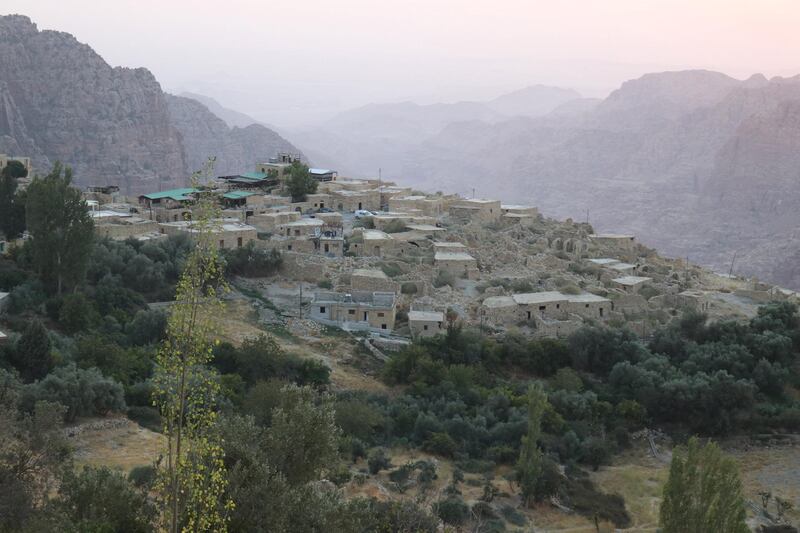 The Ottoman village of Dana, an epicenter of Jordan’s eco-tourism is empty during a weekend lockdown on October 9, 2020