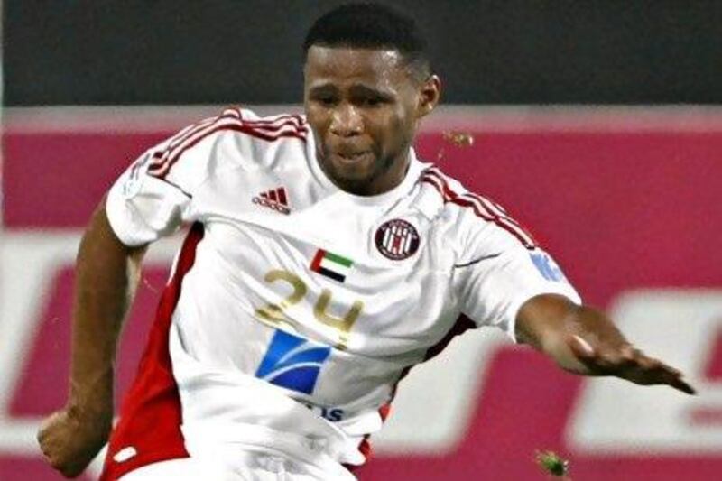 Al Jazira's Subait Khater was man of the match against Baniyas.