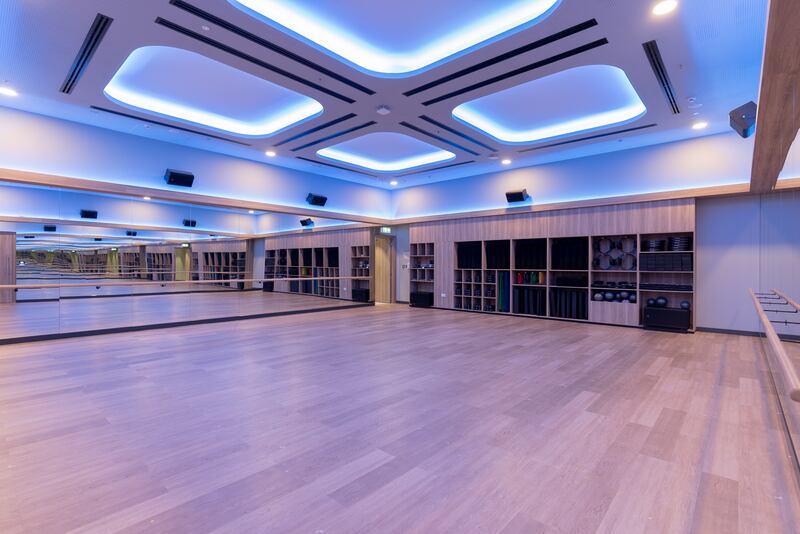 The multipurpose studio for will offer sessions including Mind Body and barre classes. 
