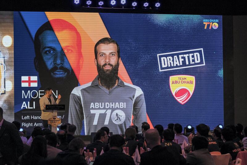 ABU DHABI, UNITED ARAB EMIRATES. 16 OCTOBER 2019. T10 Draft of the upcoming season. (Photo: Antonie Robertson/The National) Journalist: Ajith Vijaykumar. Section: Sport.
