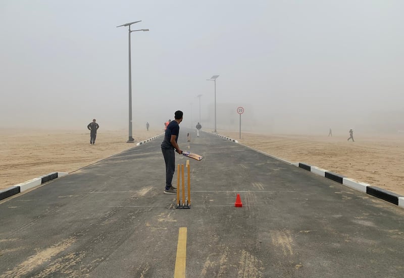 Street cricket - one of the purest forms of the game in the UAE and across the world. Pawan Singh / The National