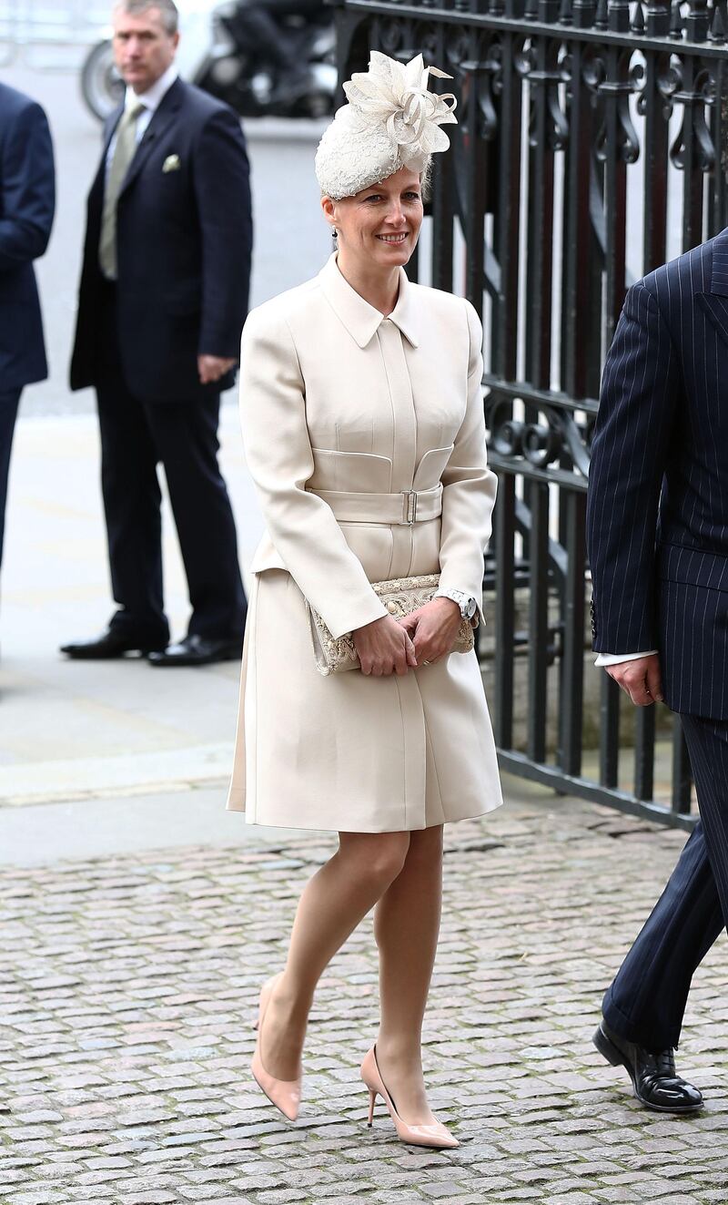 LONDON, ENGLAND - MARCH 10:  Sophie, Countess of Wessex attends the Commonwealth day observance service at Westminster Abbey on March 10, 2014 in London, England.  (Photo by Tim P. Whitby/Getty Images)