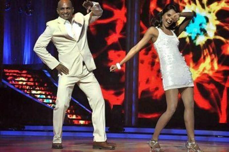 Cricketer Sanath Jayasuriya performs in the reality dance show 'Jhalak Dikhhla Jaa'. The programme producers have introduced several mobile-based apps allowing fans to keep in touch with the show. AF