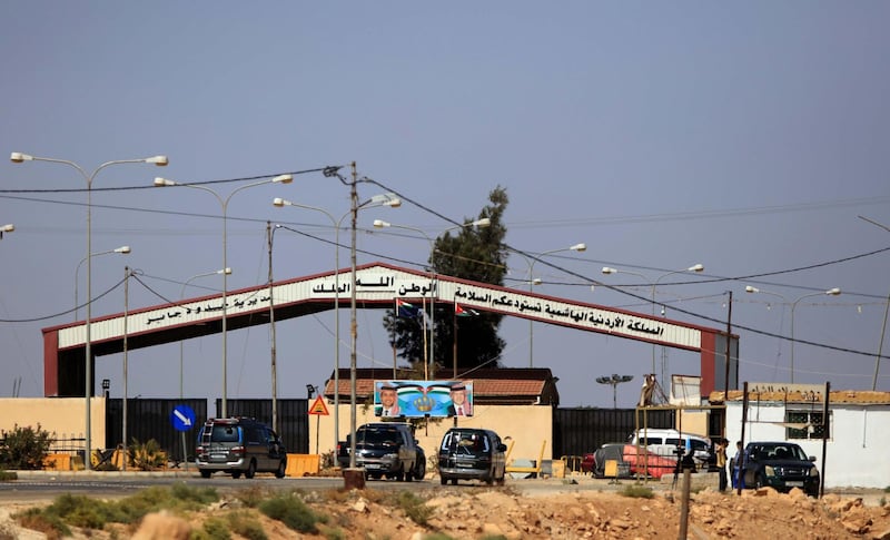 epa07056544 A general view of the Jordanian side of the Jaber-Nassib border crossing between Syria and Jordan, 29 September 2018. Syrian state media said on 29 September that movement of trucks had resumed across the Jaber-Nassib border crossing before announcing it will be reopened on 10 October for the first time since it was closed in 2015 after it was captured by Syrian militants. However Jordanian officials denied the reports saying the crossing remained closed and no dates were set for a reopening.  EPA/STR