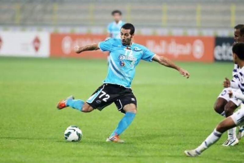Injured Mohamed Aboutrika, centre, has been given permission by Baniyas to head to Egypt, where he will rehabilitate with the national team there. They have left the door open to his return.