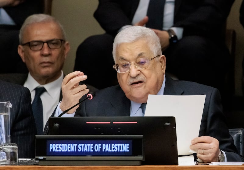 Palestinian President Mahmoud Abbas has resisted calls to hand over power to a new leader. EPA