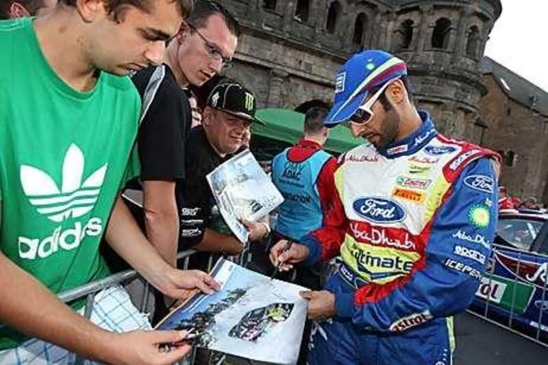 Khalid al Qassimi is looking forward to tonight's night race at Rally Lebanon.