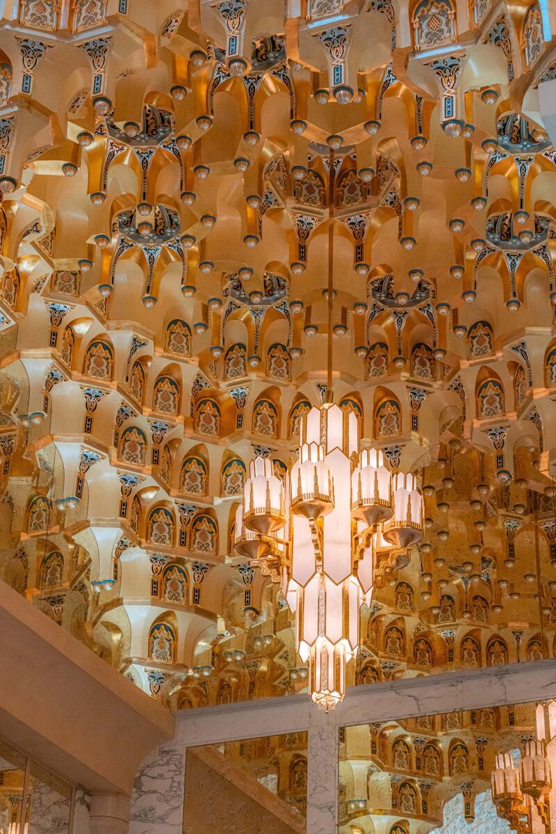 The architectural marvel of the Great Hall - Qasr Al Watan. Photo: Qasr Al Watan
