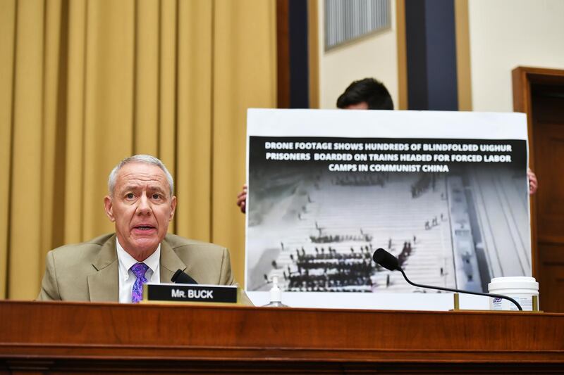 Representative Ken Buck, a Republican from Colorado. Bloomberg