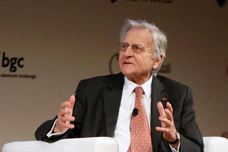 Jean-Claude Trichet predicts growth in the euro zone could be close to 1 per cent this year. Fatima Al Marzooqi / The National