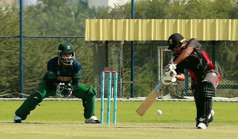 Chirag Suri scored 75 for the UAE in their victory over Saudi Arabia on Tuesday. Courtesy Asian Cricket Council