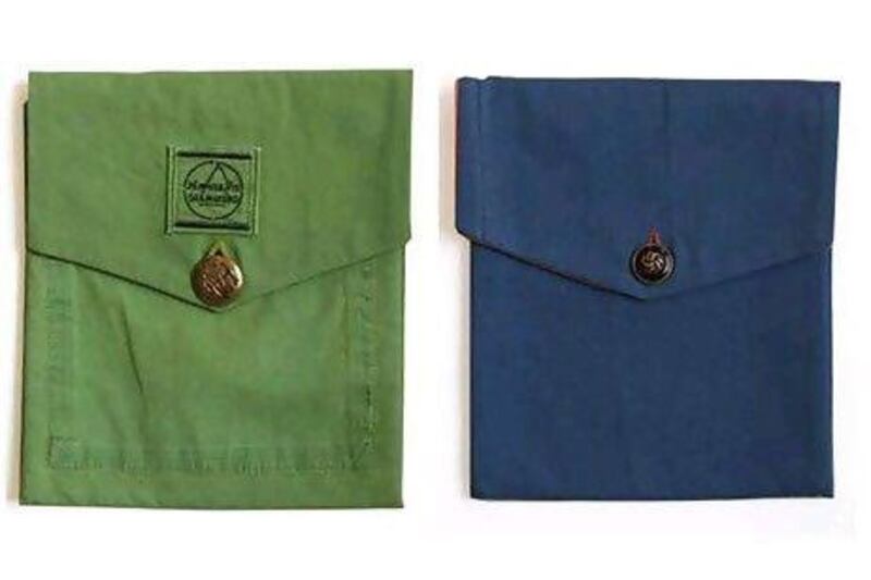 The iPad covers made from Bernie Madoff's clothing. FrederickJames.com