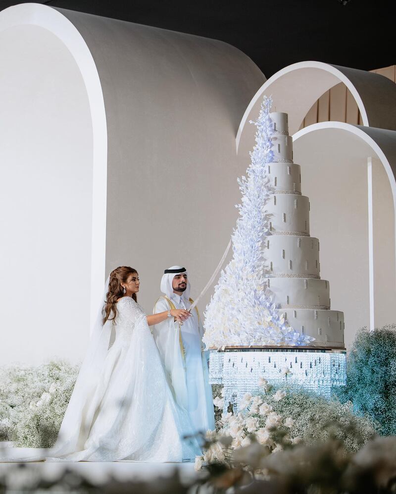 Sheikha Mahra wanted a Grecian-inspired wedding dress for her big day 