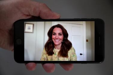 The Duchess of Cambridge launches her 'Hold Still' photography competition. Getty Images