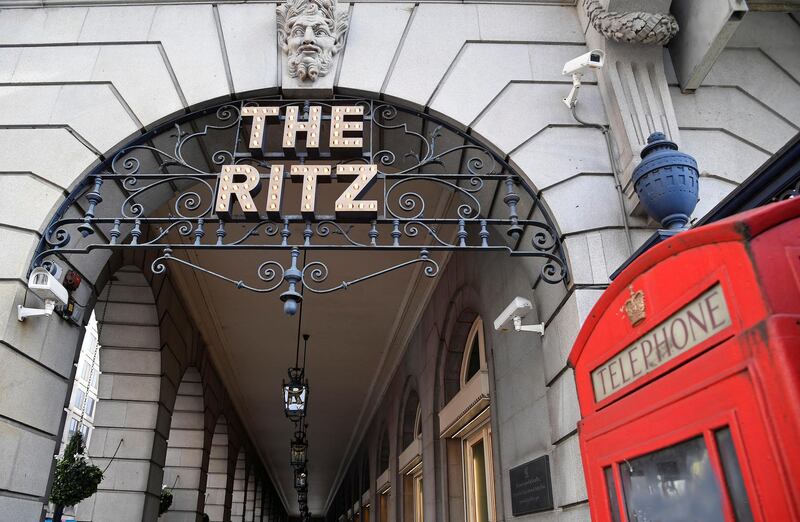The Ritz London hotel is seen in Piccadilly, London, Britain, October 10, 2019.  REUTERS/Toby Melville