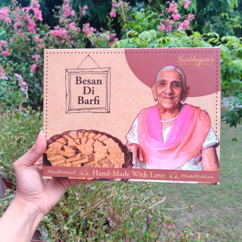 Besan di barfi is the signature item by Harbhajan's - Bachpan Yaad Aajaye (Made with Love), and follows a recipe created by Kaur's father.