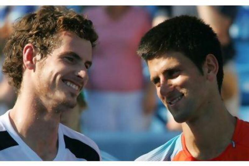 Andy Murray and Novak Djokovic were friends on the junior circuit.