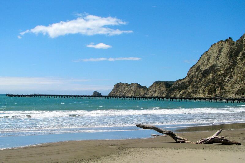 Tolaga Bay Wharf, East Cape, New Zealand.This is the longest Wharf in New Zealand at 660 metres long. Getty Images