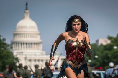 Gal Gadot in Wonder Woman 1984. Courtesy Warner Bros. Pictures