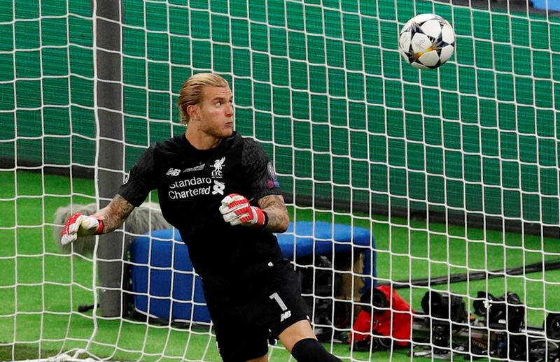 Soccer Football - Champions League Final - Real Madrid v Liverpool - NSC Olympic Stadium, Kiev, Ukraine - May 26, 2018   Liverpool's Loris Karius fumbles the ball as Gareth Bale scores Real Madrid's third goal   REUTERS/Phil Noble     TPX IMAGES OF THE DAY