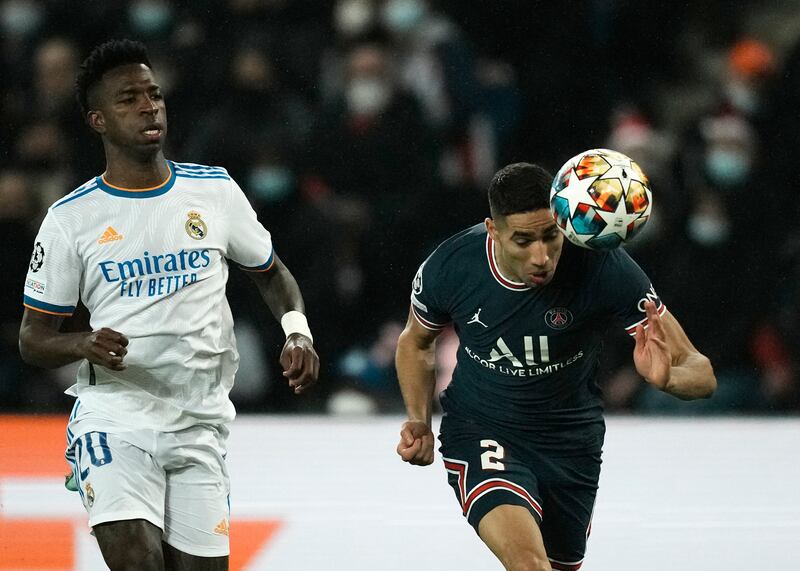 Achraf Hakimi – 9. The former Real Madrid player was always a threat going forward, using his pace and athleticism. Very good use of the ball and defended well. AP Photo 