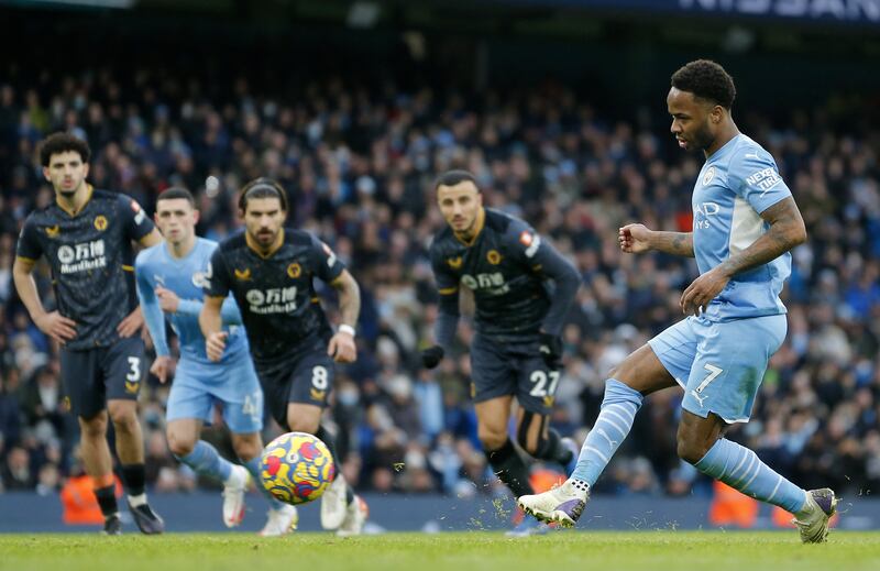 106 goals in 316 appearances (as of April 25, 2022): Raheem Sterling (Liverpool and Manchester City). PA