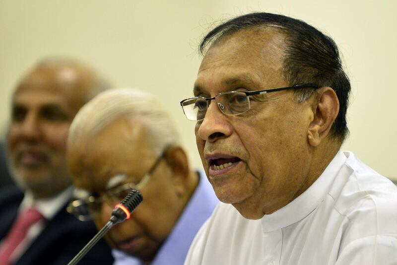Sri Lanka's parliament speaker Karu Jayasuriya. AFP