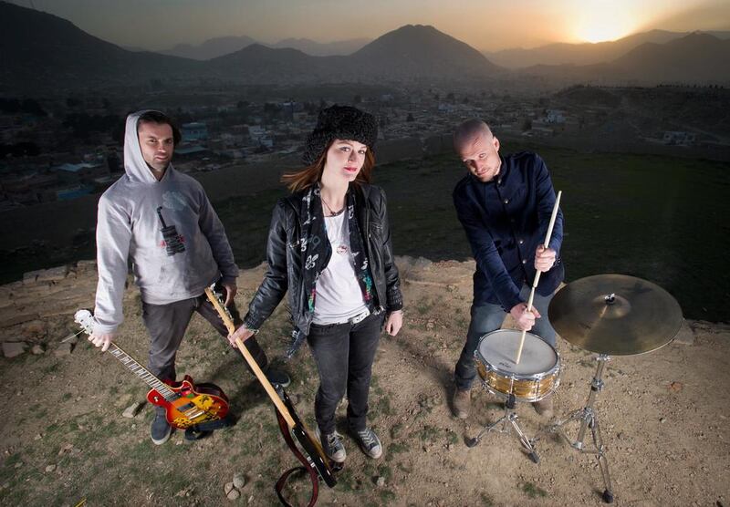 The band White City, left to right: guitarist Travis Beard, bassist/vocalist Ruth Owen and drummer Andreas Stefansson. Courtesy David Gill

