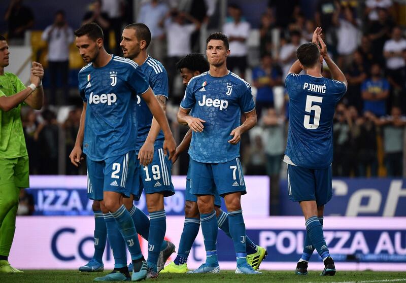 Juventus are bidding to win the Serie A title for a ninth successive season. AFP