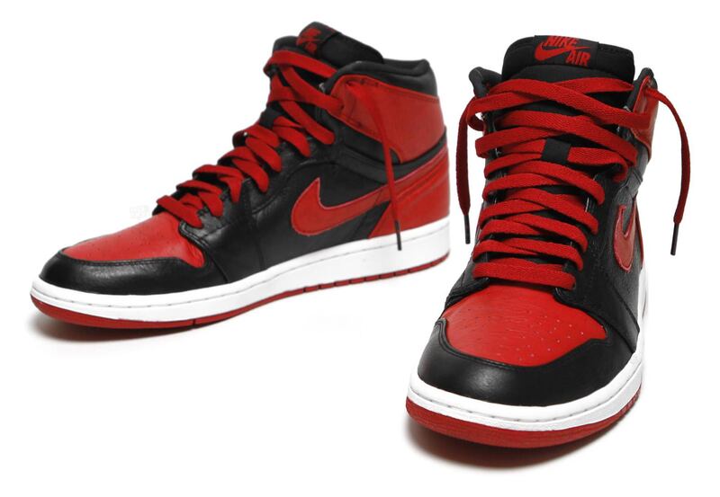 The original Air Jordan 1 were deemed a technical foul, by the NBA. Courtesy Nike