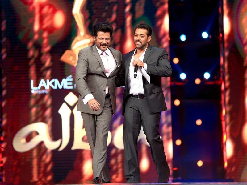 Salman Khan and Anil Kapoor. Ravindranath K / The National