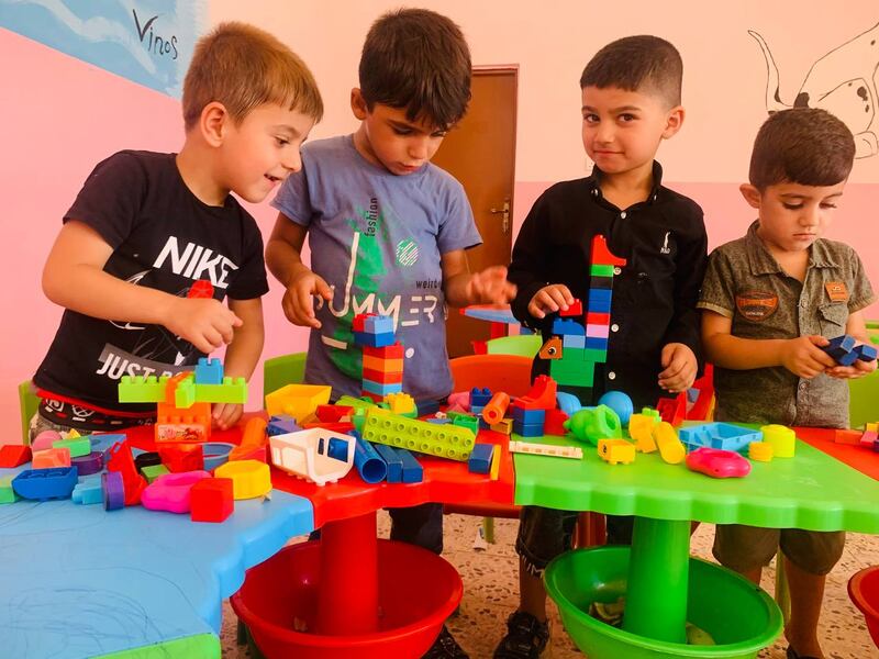 Nadia's Initiative runs kindergartens in Sinjar, Iraq