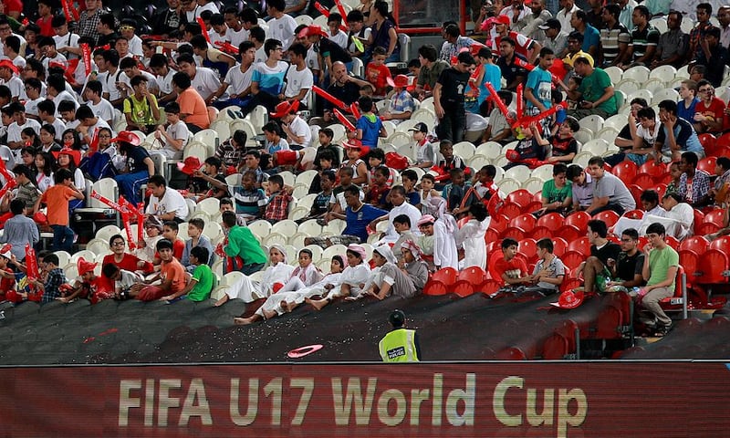 The Under 17 World Cup will be held in six cities in the UAE in two weeks and will offer a glimpse of the next generation’s stars. Satish Kumar / The National