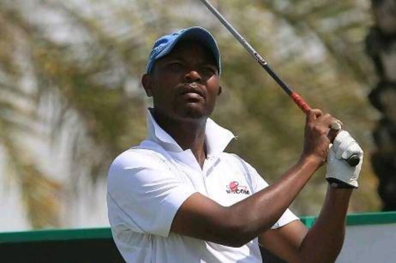 Godfrey Mande played his first ever competition with just two irons in his armoury.