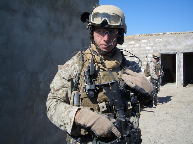 Nuru International founder Jake Harriman during his time as a special forces soldier in Iraq. Courtesy: Nuru International