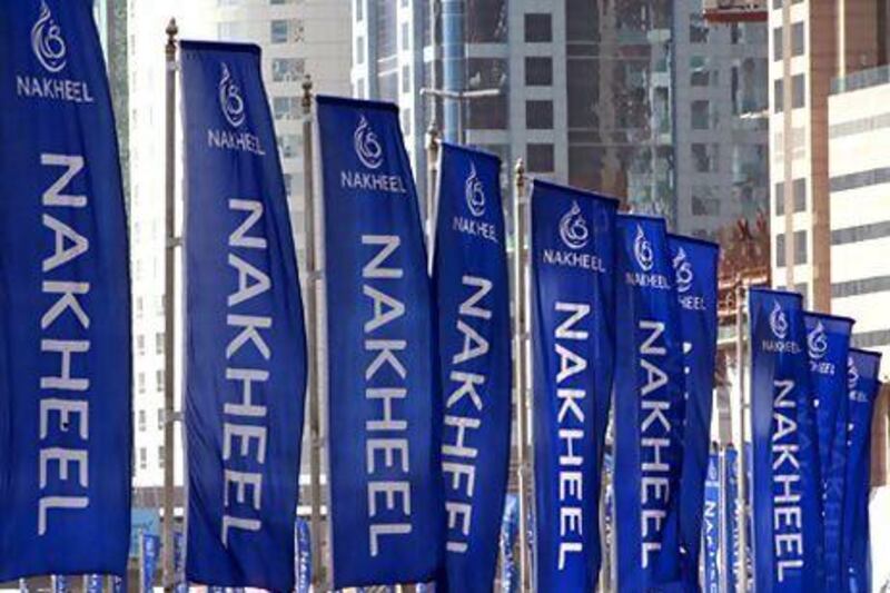 Nakheel, which received a bailout from Dubai's Government in December 2009 to pay a sukuk, is resuming projects put on hold during the crash. Mosab Omar / Reuters