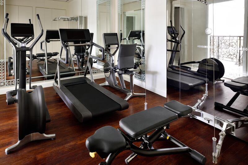 Imperial Suite gym. Courtesy Palazzo Versace.