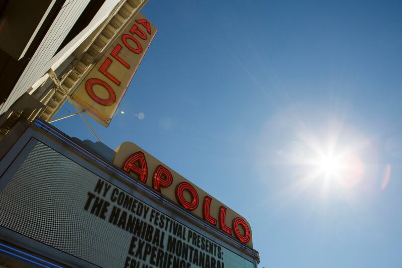 The Apollo Theatre in Harlem, NYC. Tagger Yancey/NYC & Company