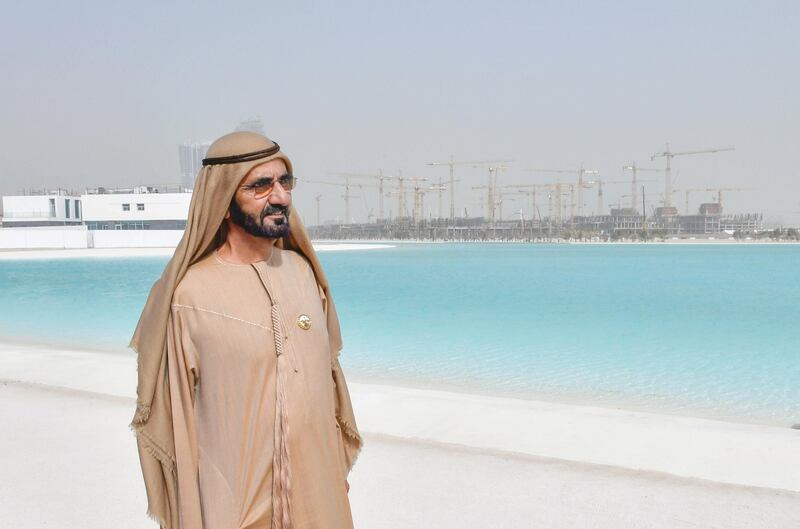 Sheikh Mohammed bin Rashid, Vice President and Ruler of Dubai, visits a number of Meydan development projects. Wam