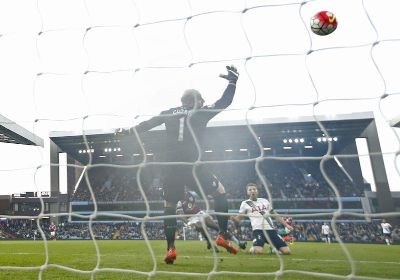 Tottenham’s Harry Kane scores their second goal. Action Images via Reuters / John Sibley