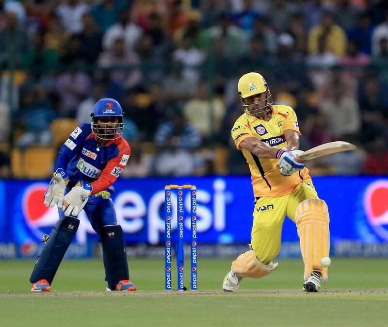 6) MS Dhoni (Chennai Super Kings, Rising Pune Supergiant) 4,432 runs, strike rate 137.85. Supporters should cherish the time they have left to watch Captain Cool, given he has just ended his international career. Central to CSK’s success down the years. Ravindranath K / The National