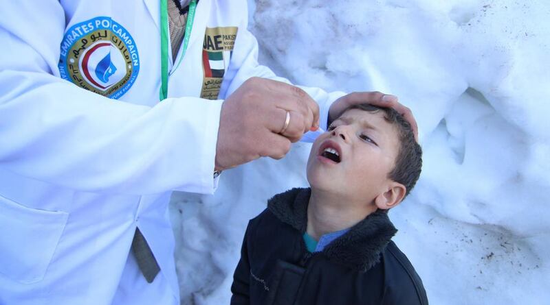 The UAE immunised millions of Pakistani children with than 44 million polio vaccines in the first three months of 2015 as part of the Emirates Polio Campaign. Experts now say 2016 could be the year polio is erradicated. Wam