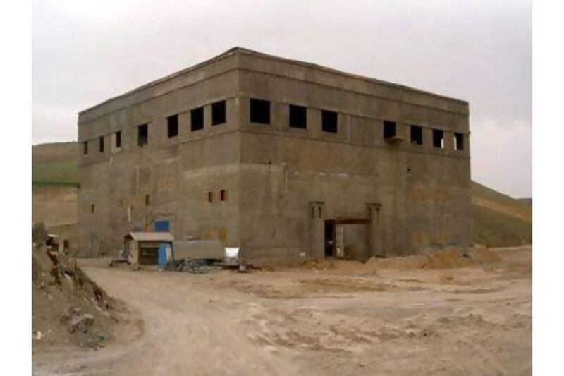 A picture of what US intelligence officials say is a Syrian nuclear reactor built with North Korean help. US intelligence officials said the facility had been close to becoming operational when it was destroyed in September 2007 by an Israeli strike.