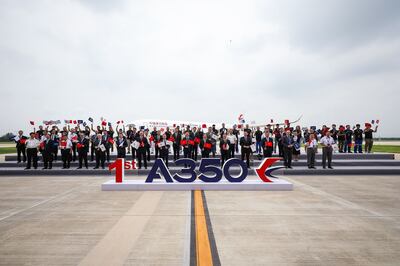 The A350-900 aircraft was delivered to China Eastern Airlines, which is the largest Airbus operator in Asia and the second-largest in the world. Courtesy: Airbus