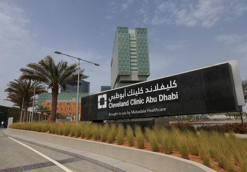 Cleveland Clinic Abu Dhabi is a multi-specialty medical centre located on Al Maryah Island in Abu Dhabi. Ravindranath K / The National