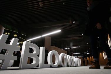 Blockchain is a growing chain of blocks linked with each other using cryptography. AFP