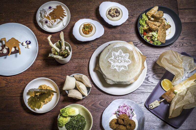 Pictured is a mezze selection at Zahira Dubai, which closed its doors recently after being open for less than a year. Courtesy Zahira Dubai