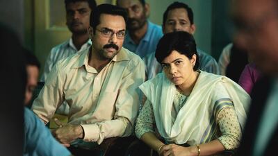 Trial by Fire stars Abhay Deol and Rajshri Deshpande. Photo: Netflix