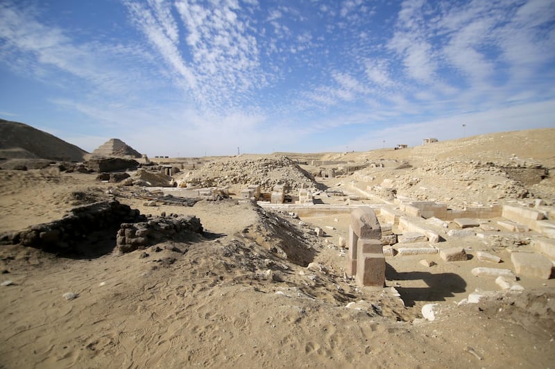 A view shows the site of a recent discovery at the Saqqara necropolis south of Cairo, Egypt. Reuters